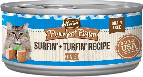 merrick purrfect bistro grain free canned wet cat food