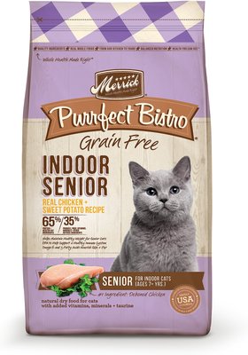 Merrick Purrfect Bistro Grain-Free Indoor Senior Recipe Dry Cat Food, slide 1 of 1