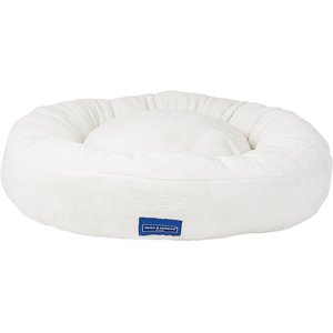 HUGO & HUDSON Donut Dog Bed, Creamy White, 60-cm