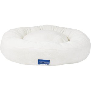 HUGO & HUDSON Donut Dog Bed, Creamy White, 80-cm