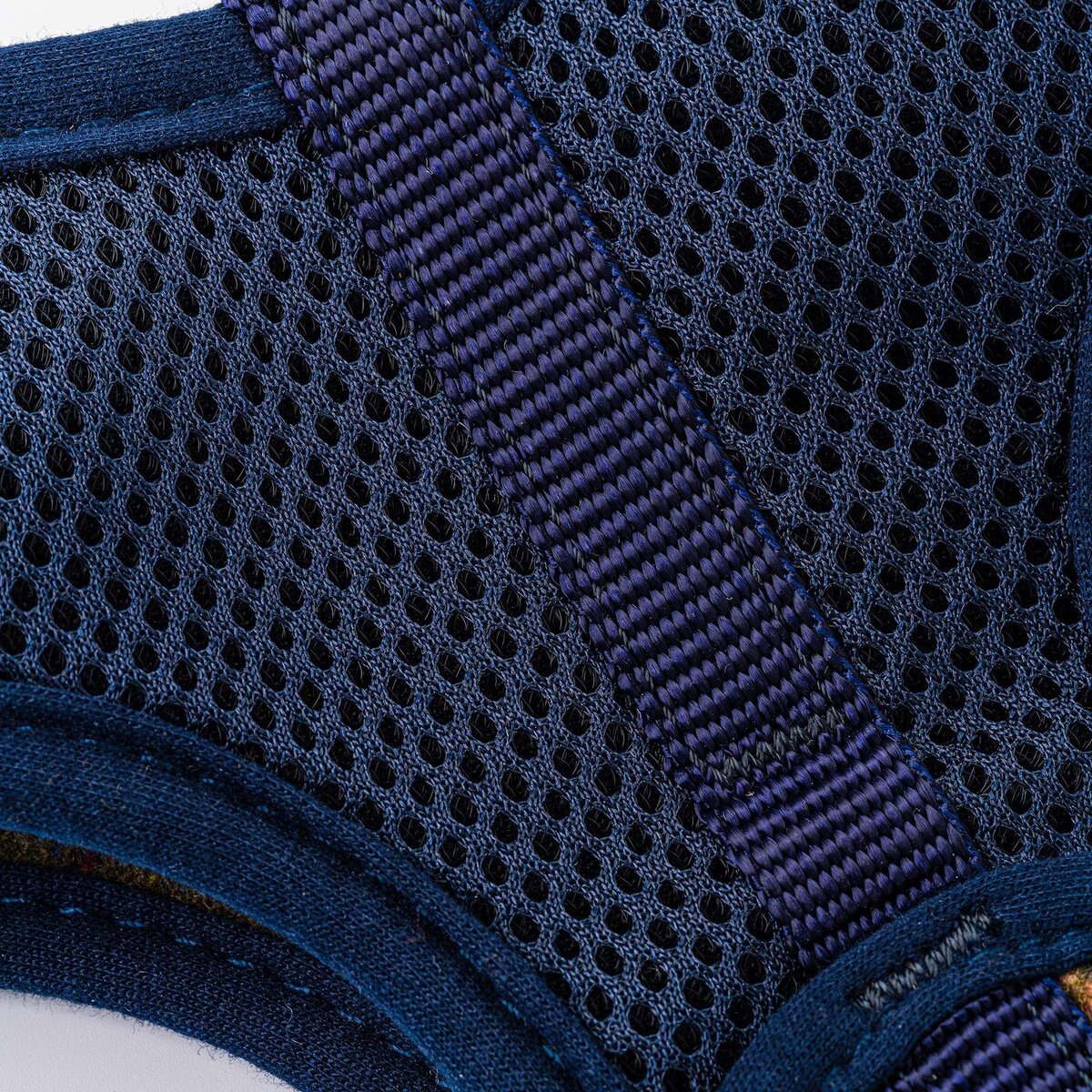 HUGO & HUDSON Checked Tweed Dog Harness, Dark Green, Medium