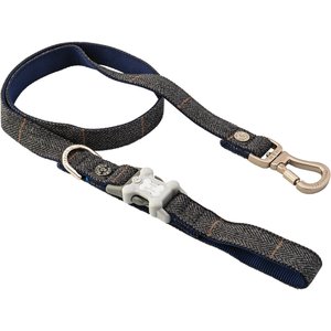 Out of Stock - HUGO & HUDSON Checked Herringbone Tweed Dog Leash, Grey ...