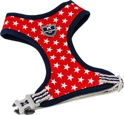 HUGO & HUDSON Printed Dog Harness, Red Star, Small