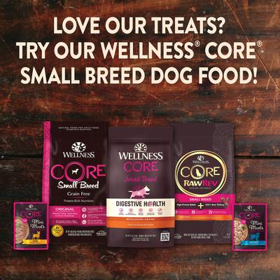 Show full view: Wellness Petite Treats Turkey & Pomegranate Recipe Soft Grain-Free Dog Treats, 6-oz bag slide 7 of 10