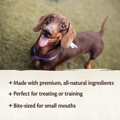 Show full view: Wellness Petite Treats Turkey & Pomegranate Recipe Soft Grain-Free Dog Treats, 6-oz bag slide 9 of 10