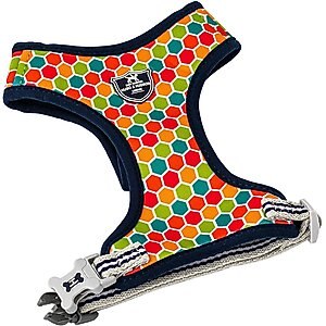 HUGO & HUDSON Geormetric Print Dog Harness, Multi Coloured, Small