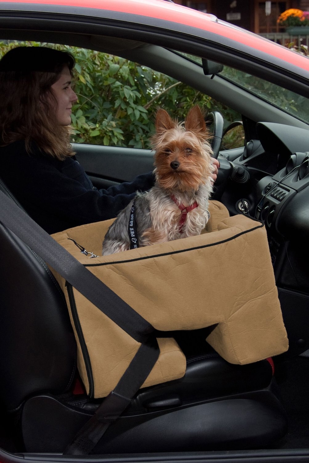Medium Pet Gear Booster Car Seat Charcoal Grey 