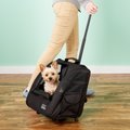 Pet Gear I-GO2 Traveler Dog & Cat Backpack & Rolling Carrier, Black