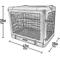 Show in main carousel: Pet Gear The Other Door Double Door Collapsible Wire Dog Crate & Fleece Pad, 42 inch slide 2 of 11