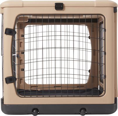 Show full view: Pet Gear The Other Door Double Door Collapsible Wire Dog Crate & Fleece Pad, 42 inch slide 6 of 11