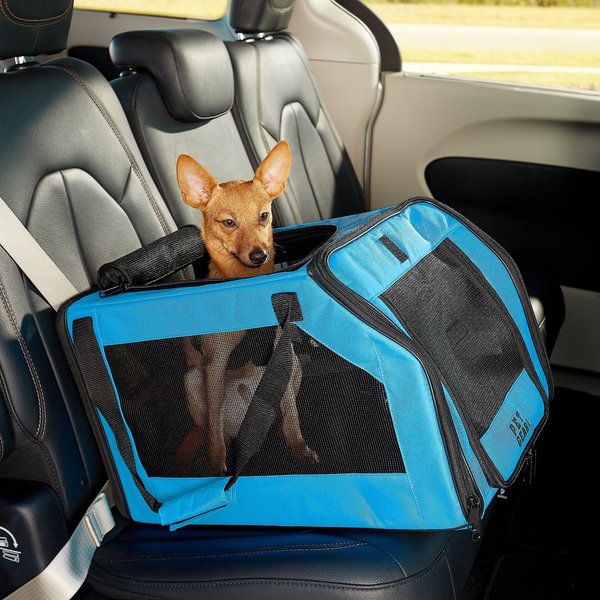 Pet Gear Signature Dog & Cat Car Seat & Carrier Bag, Aqua slide 1 of 6