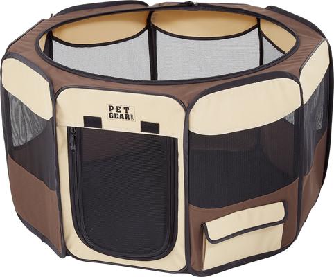 Show full view: Pet Gear Travel Lite Soft-Sided Dog & Cat Pen with Removable Top, Sahara, Small slide 2 of 7