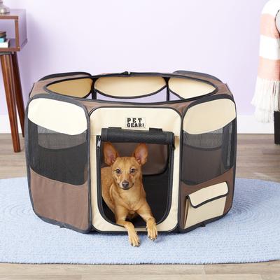 Show full view: Pet Gear Travel Lite Soft-Sided Dog & Cat Pen with Removable Top, Sahara, Small slide 3 of 7