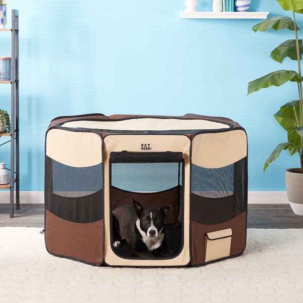 PET GEAR Travel Lite Soft-Sided Dog & Cat Pen with Removable Top ...