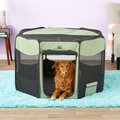 Pet Gear Travel Lite Soft-Sided Dog & Cat Pen with Removable Top, Sage, Large