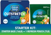 Fresh Step Outstretch Always Fresh Litter System, Starter kit 16-lb box & 7-lb pouch