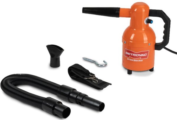 MetroVac Air Force Quick Draw Variable Speed Portable Pet Dryer, Orange slide 1 of 1