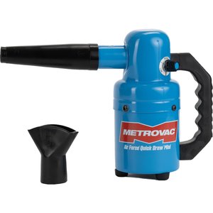 MetroVac Air Force Quick Draw Mini Portable Variable Speed 500V Pet Dryer, Blue