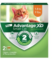 Advantage XD Small Cat Treatment, 2 count