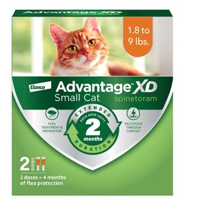 Advantage XD Small Cat Treatment, 2 count