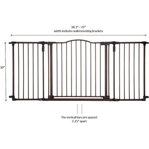 MyPet Windsor Extra Wide Arch Pet Gate for Dogs & Cats