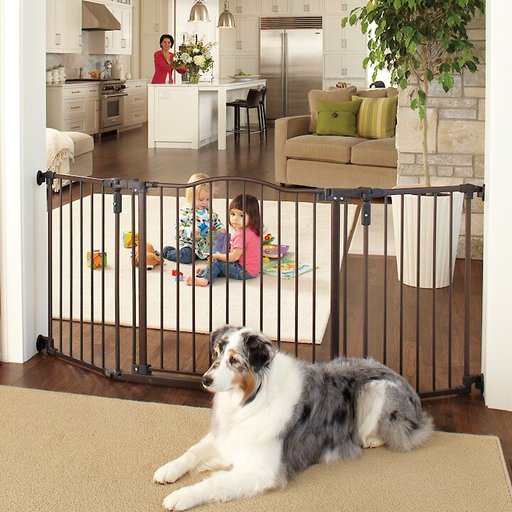 MyPet Windsor Extra Wide Arch Pet Gate for Dogs & Cats