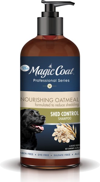 Four Paws Magic Coat Professional Series Nourishing Oatmeal De-Shedding Dog Shampoo, 16-oz bag slide 1 of 10