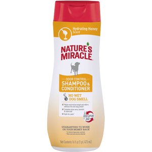 Nature's Miracle Miracle Odor Control Dog Shampoo, 16-oz bottle