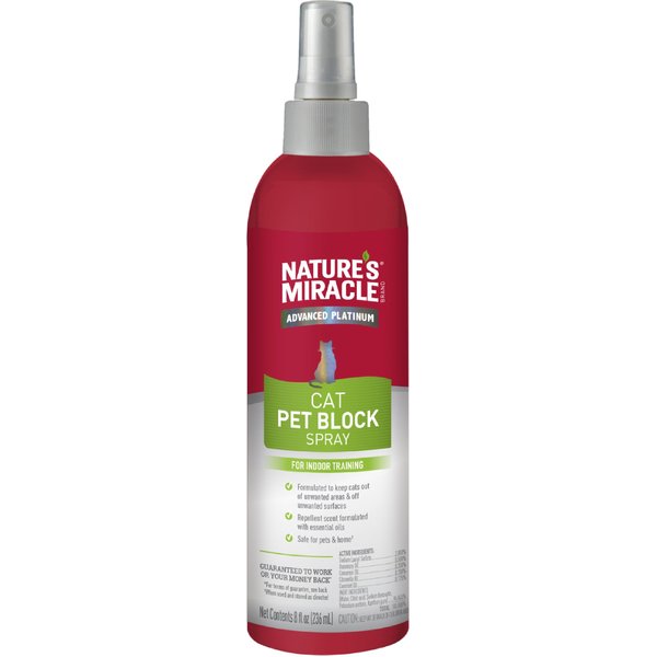 NATURE'S MIRACLE Advanced Platinum Indoor Training Aid Cat Repellent