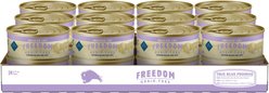 Blue Buffalo Freedom Indoor Adult Chicken Recipe Grain-Free Canned Cat Food, 5.5-oz, case of 24