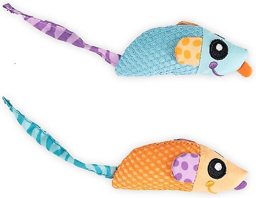Catstages Mice Cat Chew Toy with Catnip