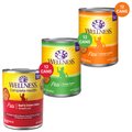 Variety Pack - Wellness Complete Health Adult Beef & Chicken Formula Grain-Free Canned Cat Food, 12.5-oz, case of 12, Chicken & Turkey Flavors