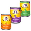 Variety Pack - Wellness Complete Health Pate Chicken Entree Grain-Free Canned Cat Food, 12.5-oz, case of 12, Turkey & Salmon and Turkey Flavors