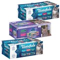 Variety Pack - Blue Buffalo Wilderness Pate Variety Pack Duck, Chicken & Salmon Grain-Free Cat Canned Food, 3-oz, case of 12, Salmon, Chicken, Ocean Fish & Tuna and Tuna, Chicken, Fish & Shrimp Flavors