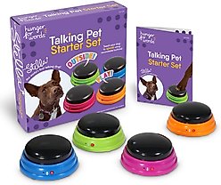 Hunger for Words Talking Pet Starter Set Dog Toy, 4-pack slide 1 of 6