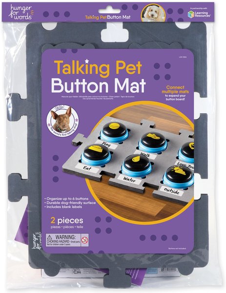 Hunger for Words Talking Pet Button Mat Dog Toy slide 1 of 4