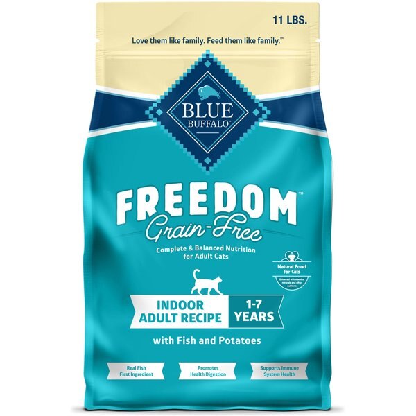 BLUE BUFFALO Freedom Indoor Adult Fish Recipe Grain Free Dry Cat