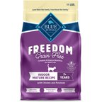 Blue Buffalo Freedom Indoor Mature Chicken Recipe Grain-Free Dry Cat Food, 11-lb bag