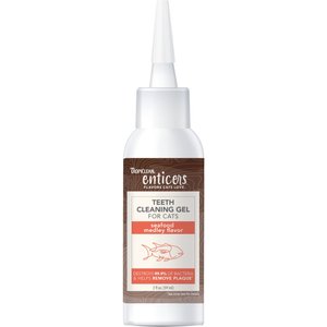 TropiClean Enticers Seafood Medley Flavor No Brushing Cat Teeth Cleaning Gel, 2-oz tube