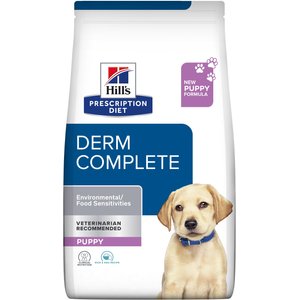 Hill's Prescription Diet Derm Complete Puppy Environmental/Food Sensitivities Rice & Egg Recipe Dry Dog Food, 14.3-lb bag