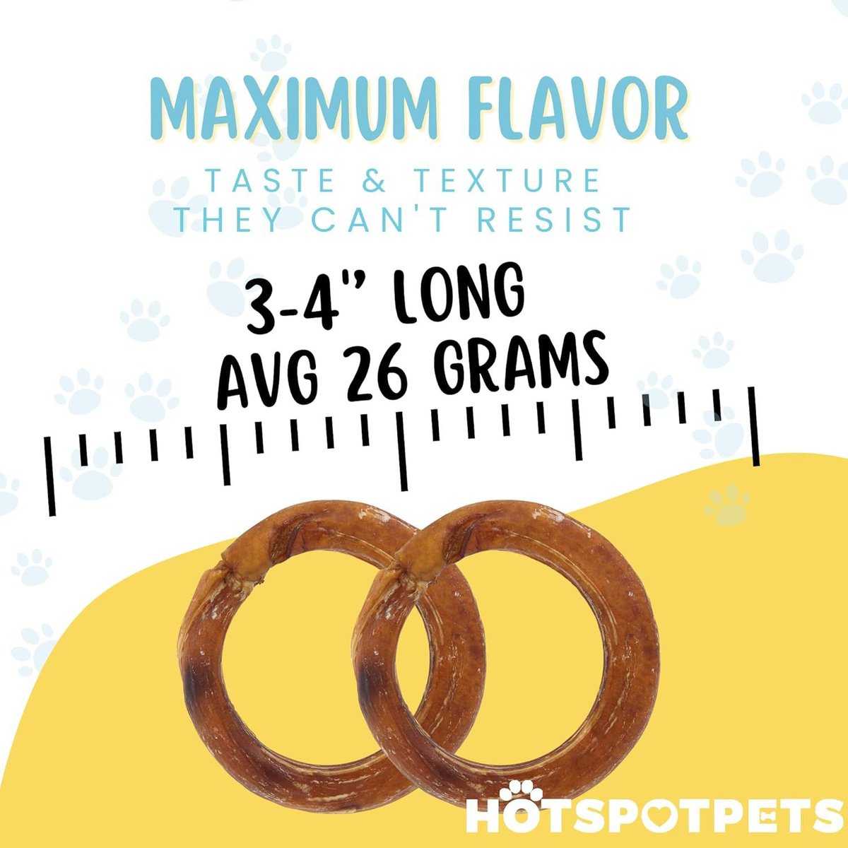 HOTSPOT PETS Thick Jumbo Premium Bully Sticks Dog Treats