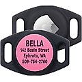 GoTags Engraved AirTag Dog & Cat Collar Holder, Pink, Small