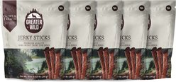 Greater Wild Premium Beef Flavored Jerky Dog Treats, 10-oz bag, 5 count