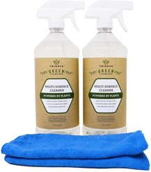 TriNova Natural Multi-Surface Dog, Cat & Small Pet Cleaner, 32-oz bottle, 2 count