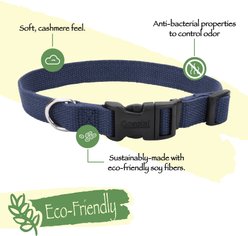 New Earth Soy Adjustable Dog Collar, Fuchsia, X-Small: 6-8-in neck, 3/8-in wide slide 2 of 5