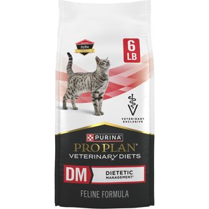 Purina Pro Plan Veterinary Diets DM Dietetic Management Dry Cat Food, 6-lb bag