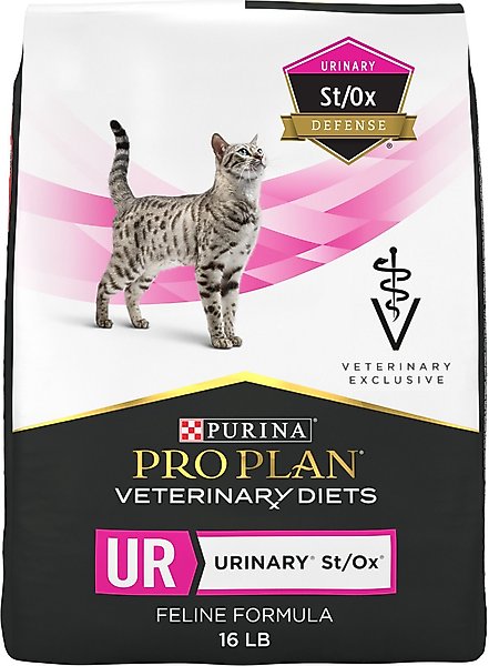 Purina Pro Plan Veterinary Diets UR St/Ox Urinary Dry Cat Food, 16-lb bag slide 1 of 11