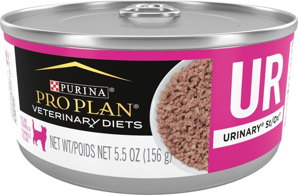 Purina Pro Plan Veterinary Diets UR Urinary St/Ox Wet Cat Food, 5.5-oz, case of 24 slide 1 of 10