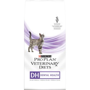 Purina Pro Plan Veterinary Diets DH Dental Health Dry Cat Food, 6-lb bag