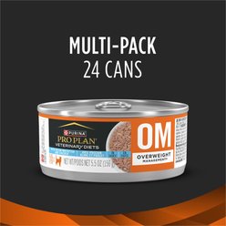 Purina Pro Plan Veterinary Diets OM Overweight Management Wet Cat Food, 5.5-oz, case of 24 slide 2 of 9